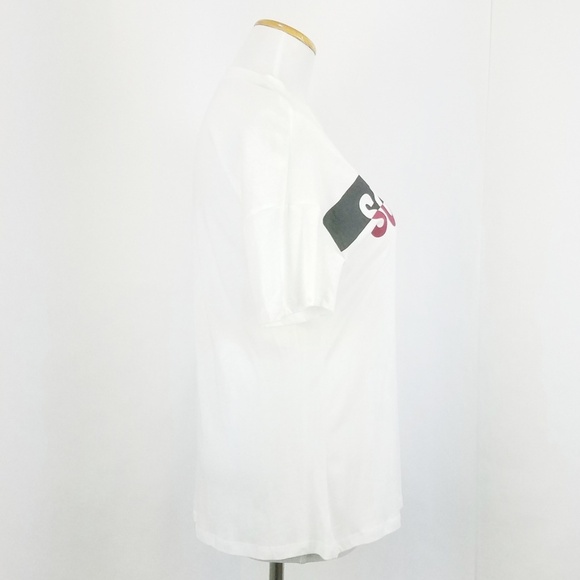 Carbon Copy White So Lovely Graphic T-Shirt Top - Picture 2 of 4